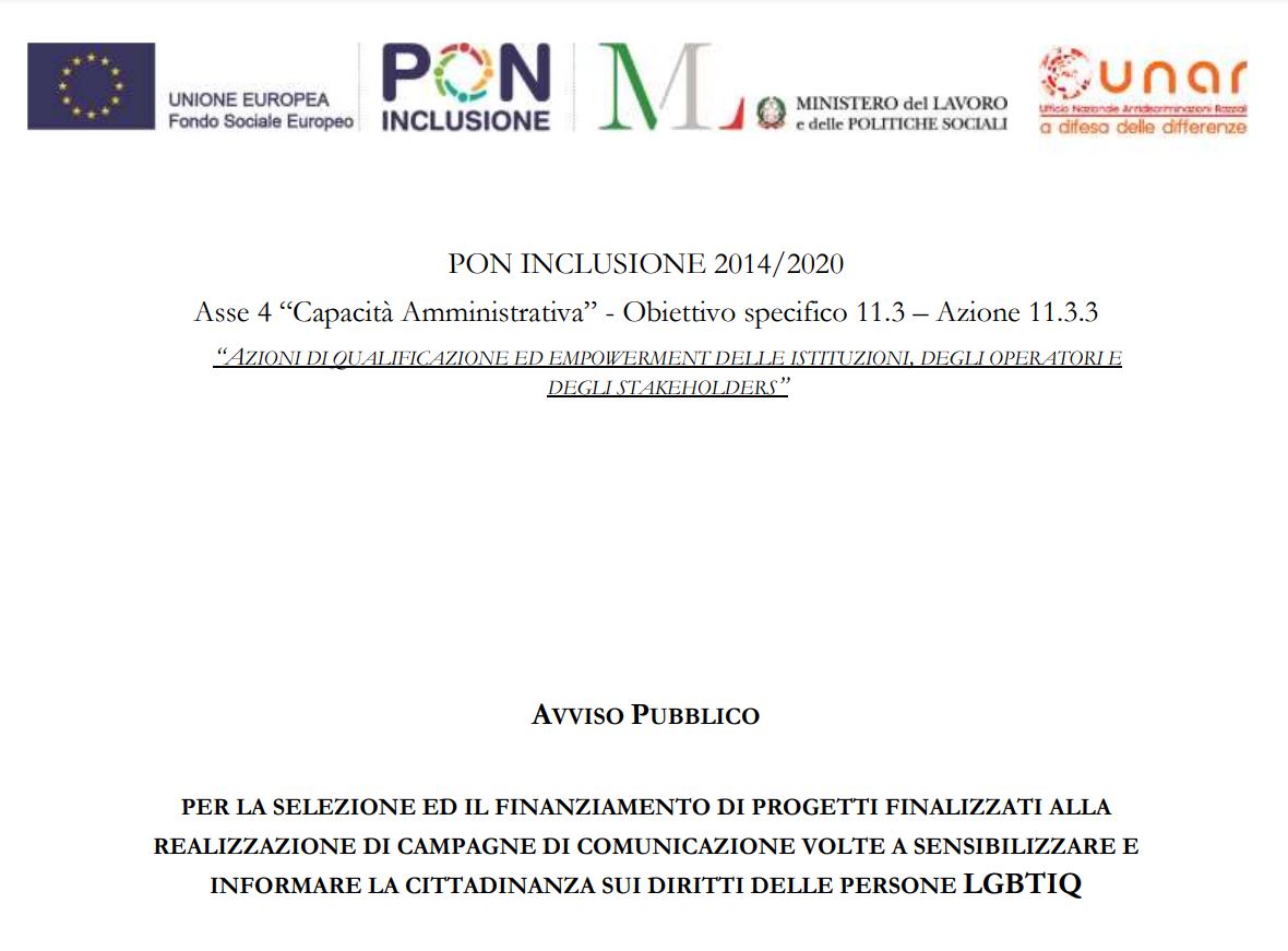 governo dà un milione di euro al mondo lgbt