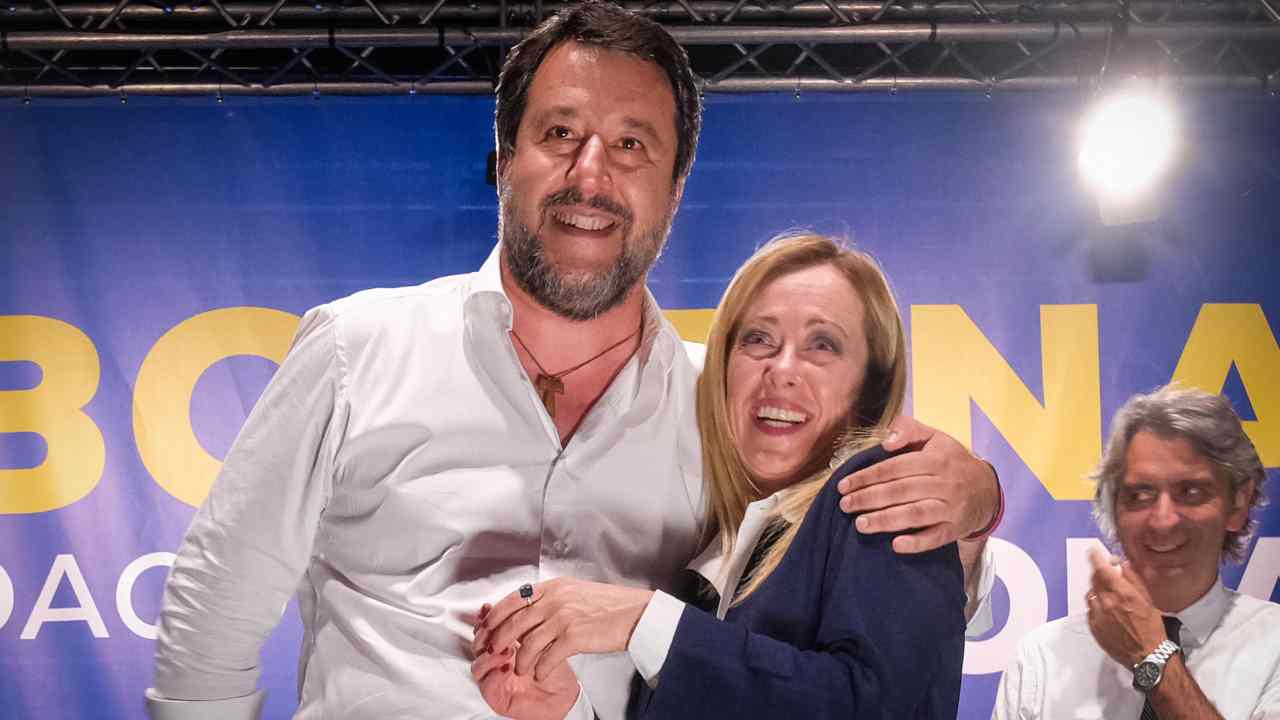 Salvini e Meloni di nuovo insieme