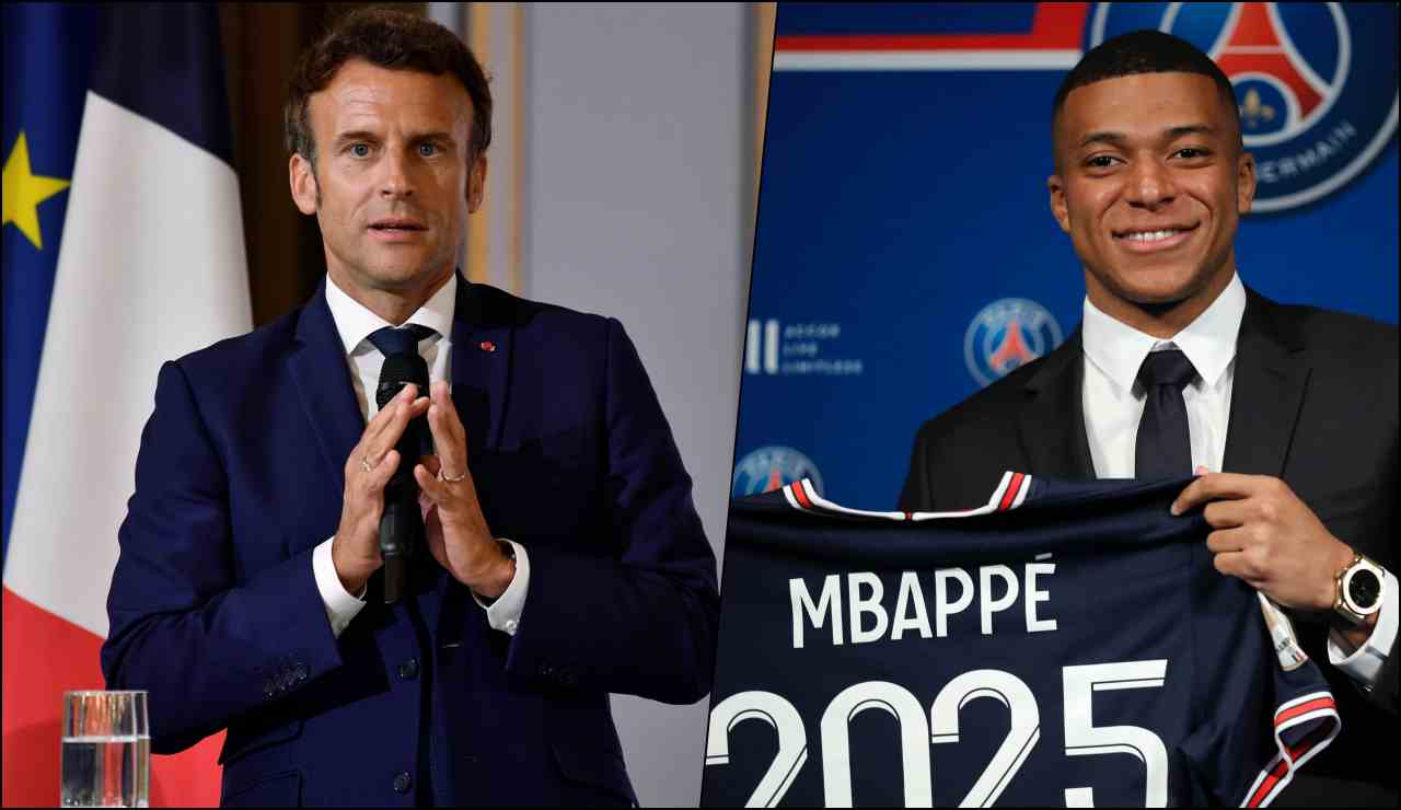 Macron e Mbappé