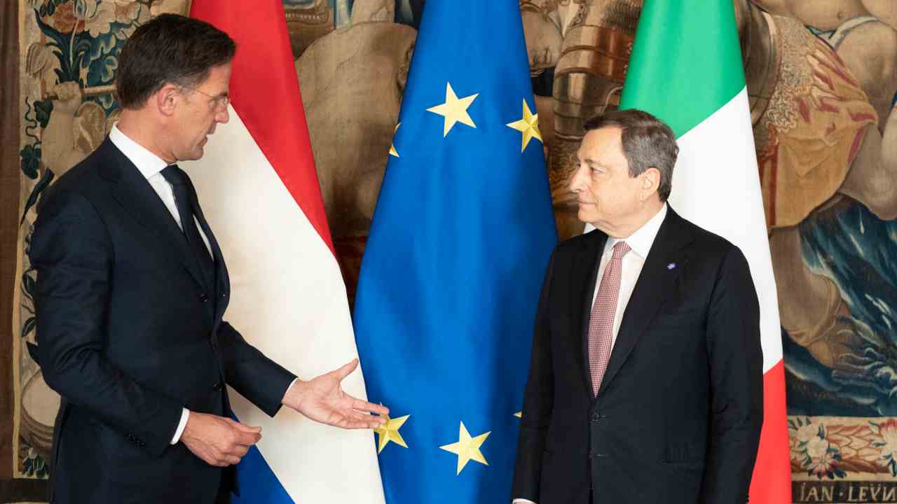 Rutte e Draghi