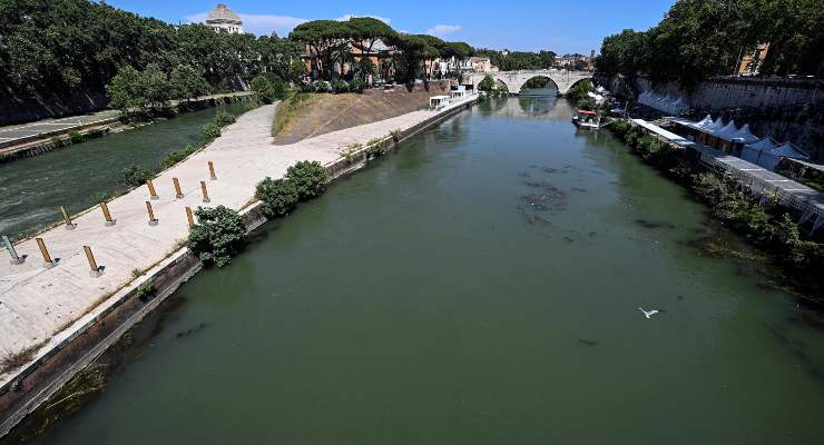 Tevere siccità