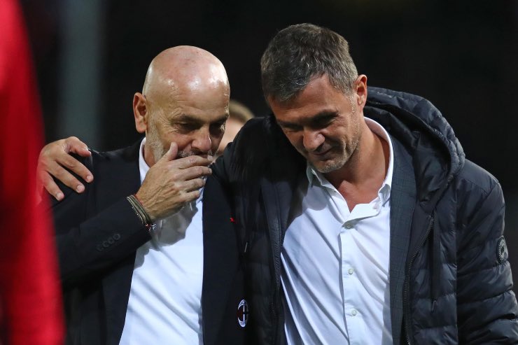 Stefano Pioli e Paolo Maldini 