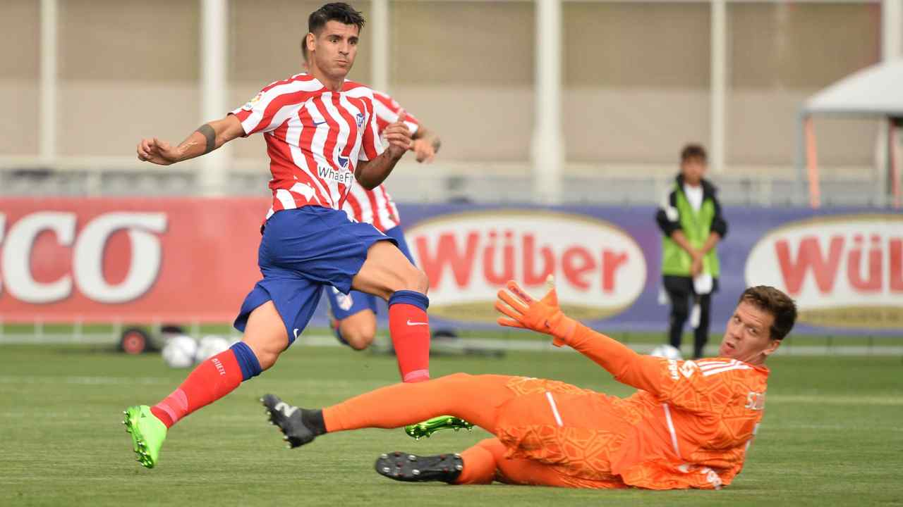 Morata batte la Juventus