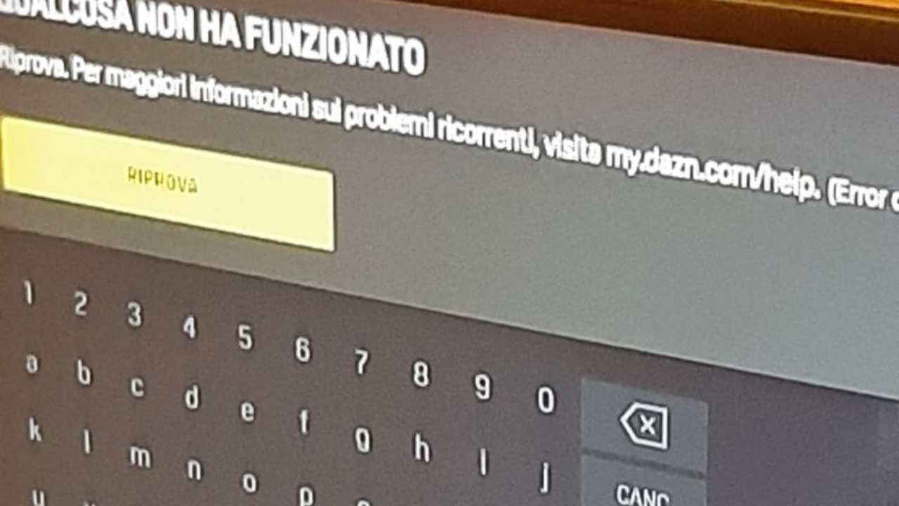 Dazn problemi