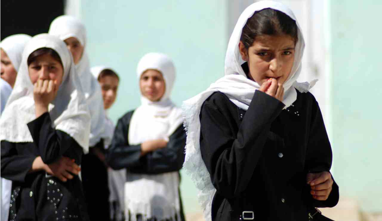 Spari durante al protesta delle donne in Afghanistan (AnsaFoto)
