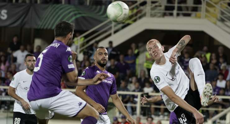 Fiorentina-Riga tabellino