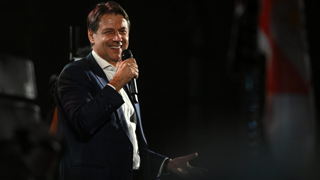 Le parole del presidente del Movimento 5 Stelle, Giuseppe Conte