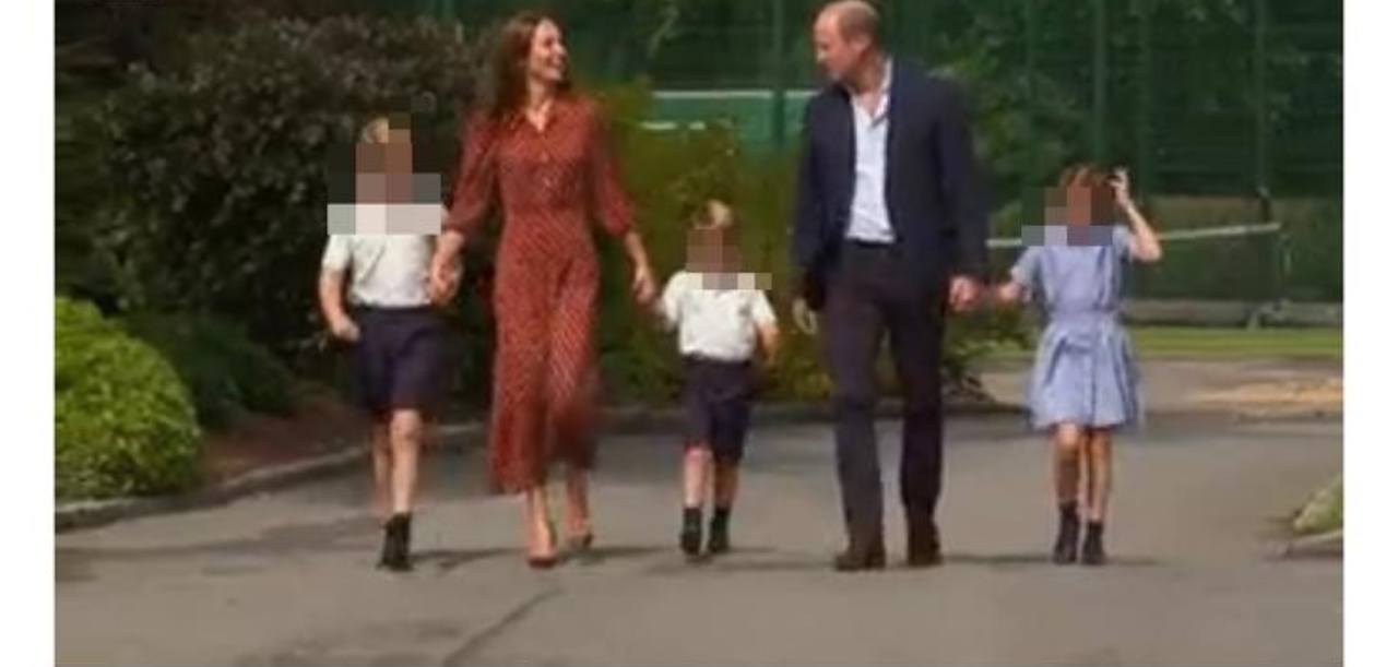 William e Kate scuola, outfit