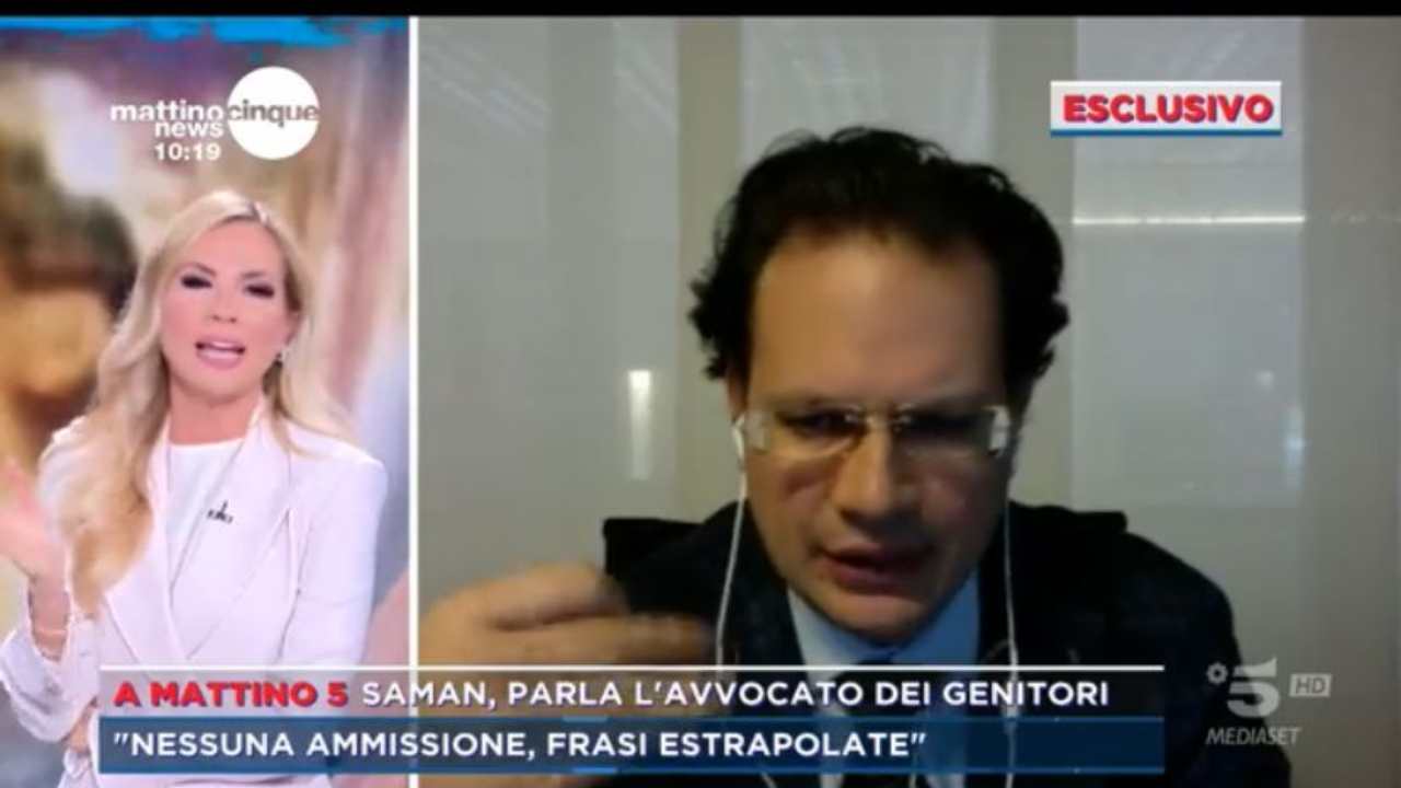 Federica Panicucci lite avvocato genitori Saman