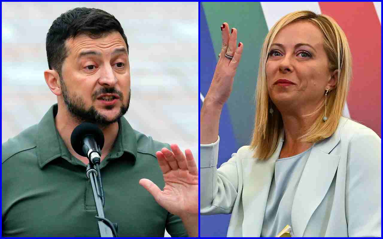 Zelensky Giorgia Meloni