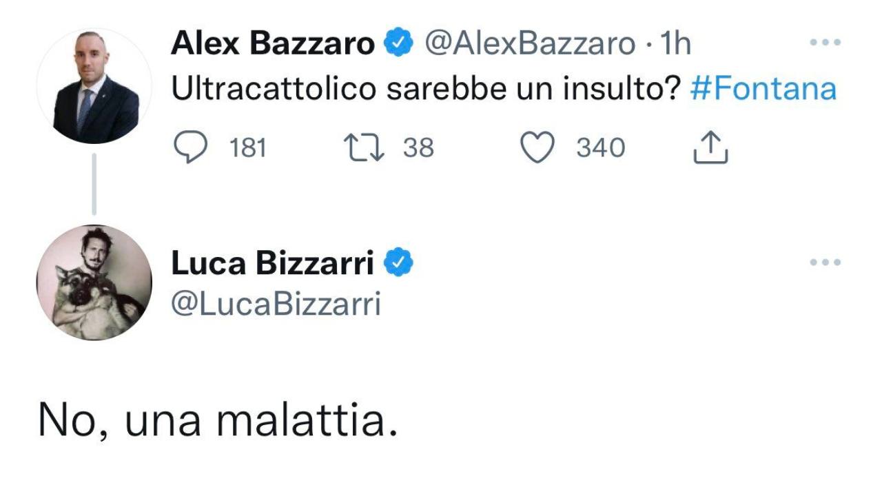 Attacco di Bizzarri a Fontana 