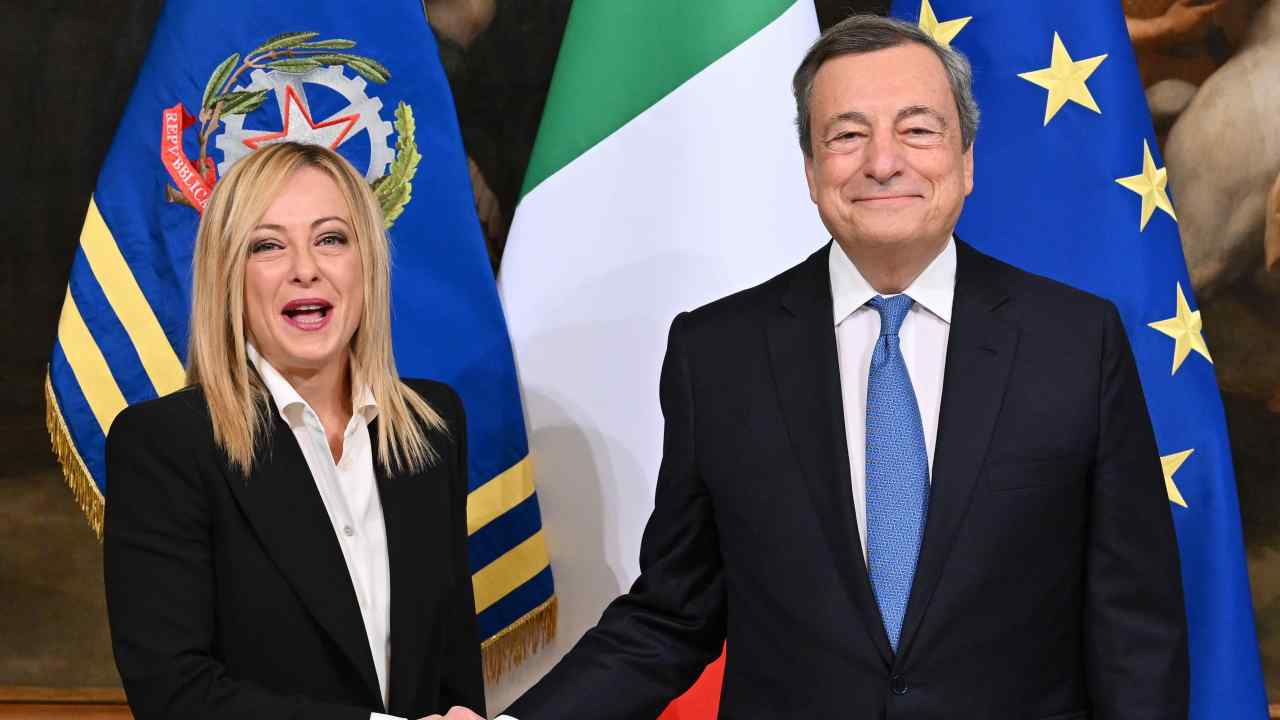 Meloni e Draghi