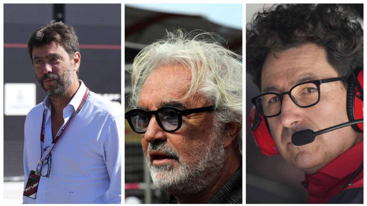 Briatore Agnelli Binotto 