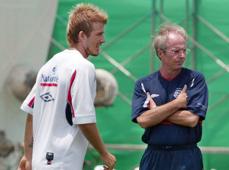 David Beckham Sven Goran Eriksson 