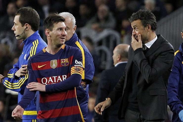 Luis Enrique e Messi