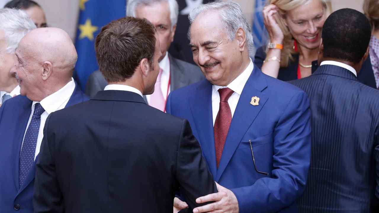 Marcon e Haftar