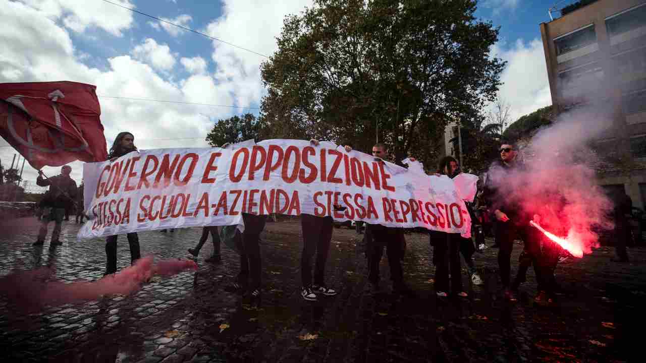 Manifestazione contro la presidente del Consiglio, Giorgia Meloni