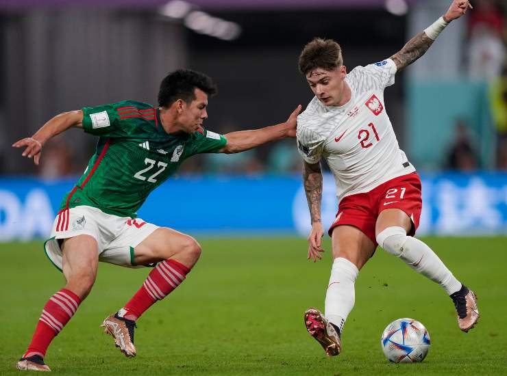 Tabellino Messico-Polonia
