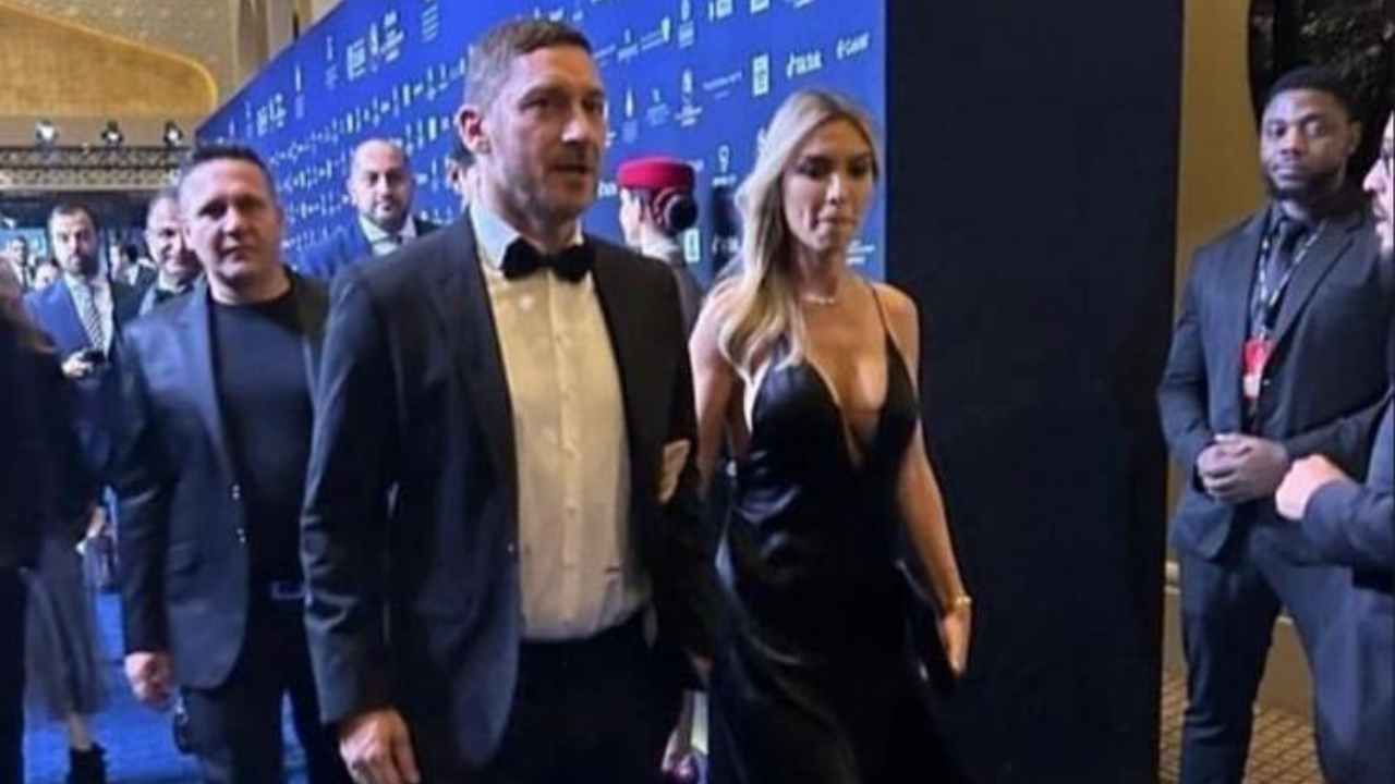 Francesco Totti e Noemi Bocchi prima uscita ufficiale