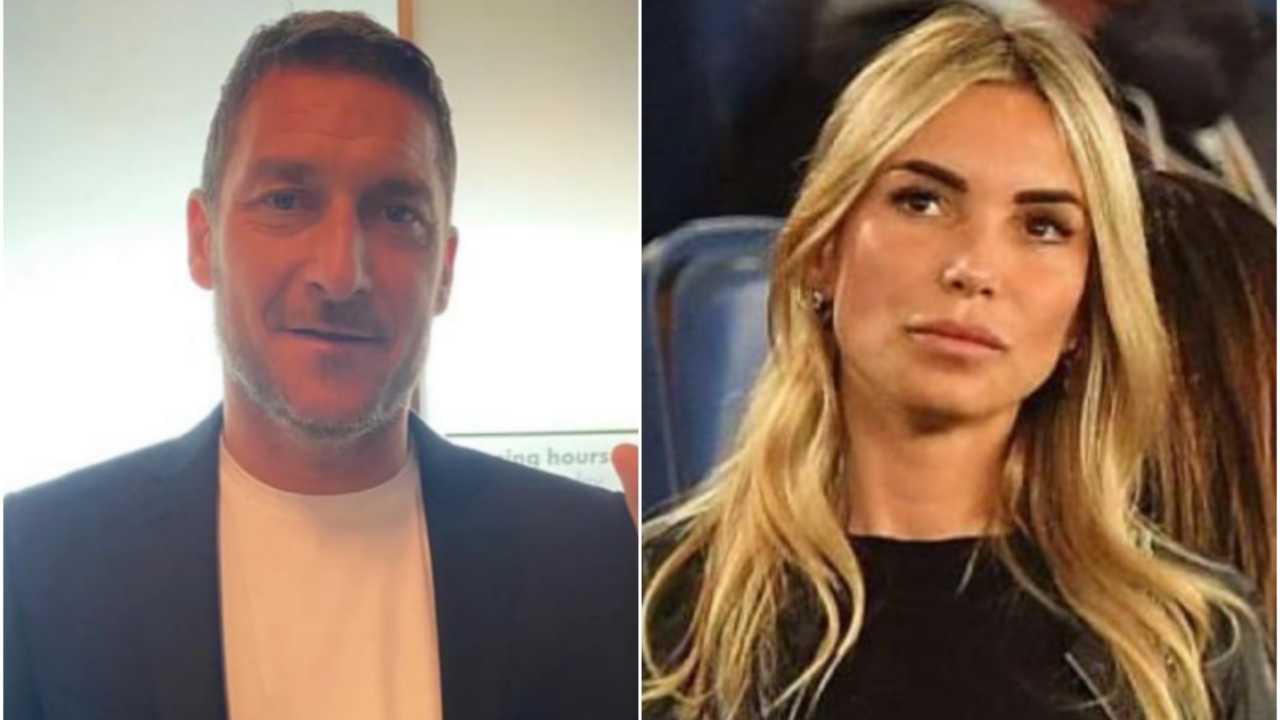 Francesco Totti e Noemi Bocchi prima uscita ufficiale