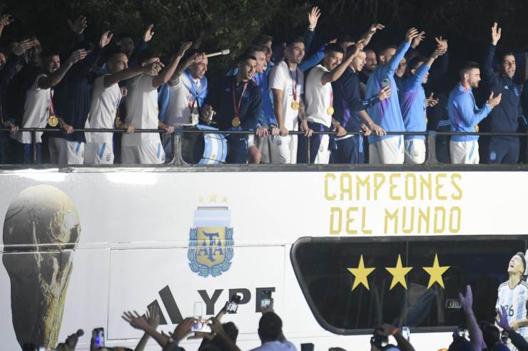 Argentina campione del Mondo atterra a Buenos Aires 