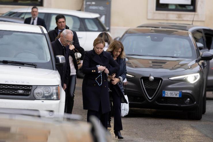 Anche la premier al funerale della sua amica Nicoletta