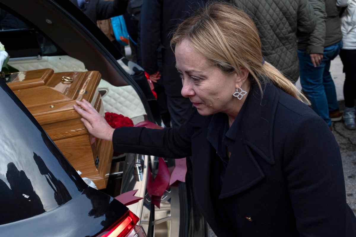 Anche la premier al funerale della sua amica Nicoletta