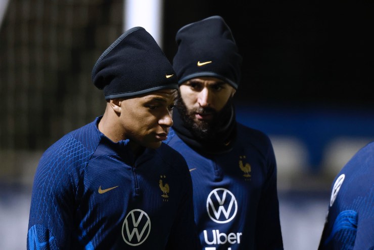 Karim Benzema Kylian Mbappé 