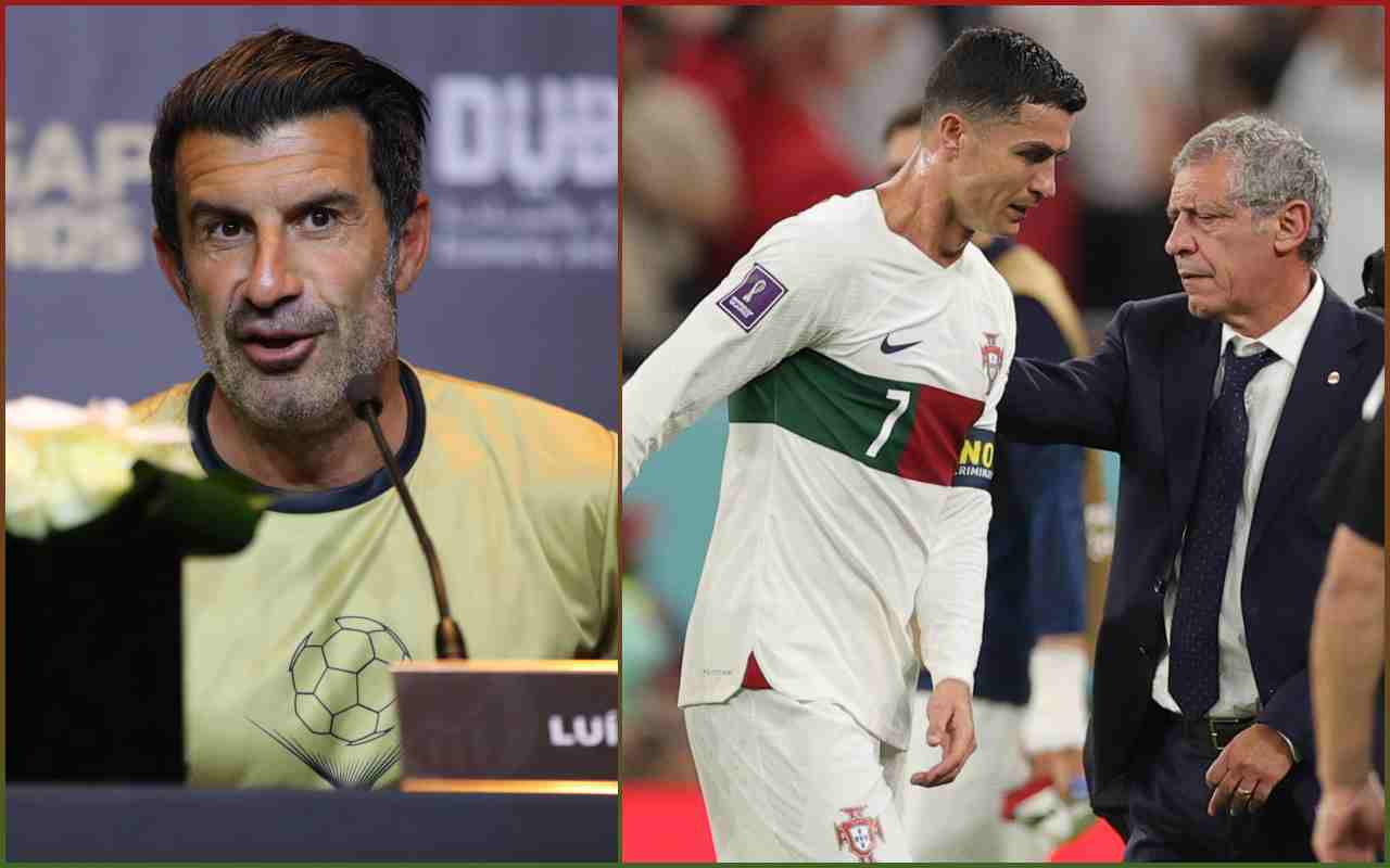 Luis Figo Cristiano Ronaldo Fernando Santos