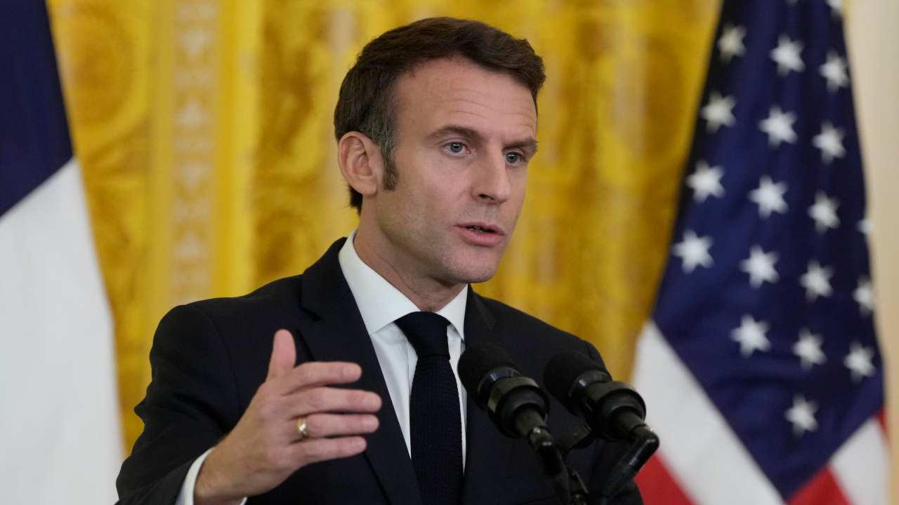 Macron blackout