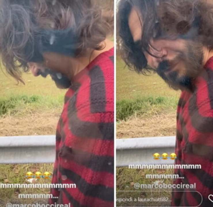 Marco Bocci imbarazzato Instagram