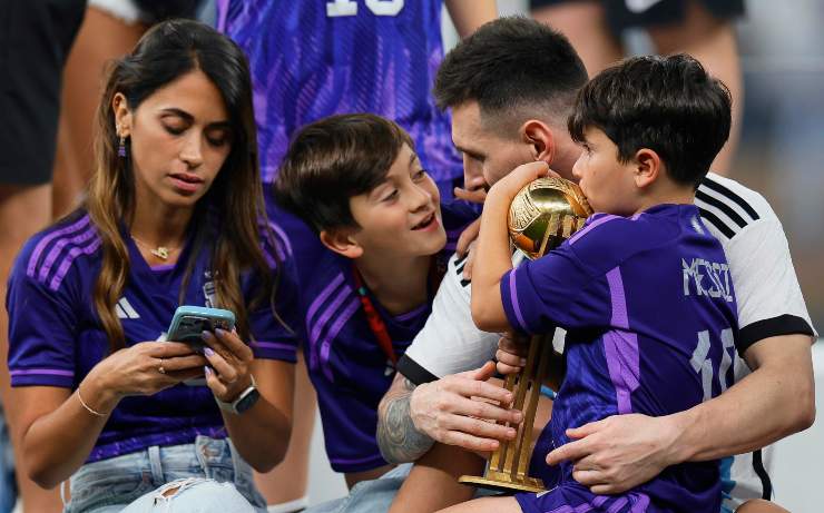 Messi e famiglia