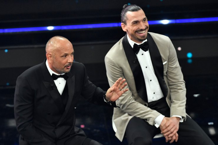 Mihajlovic e Ibrahimovic a Sanremo