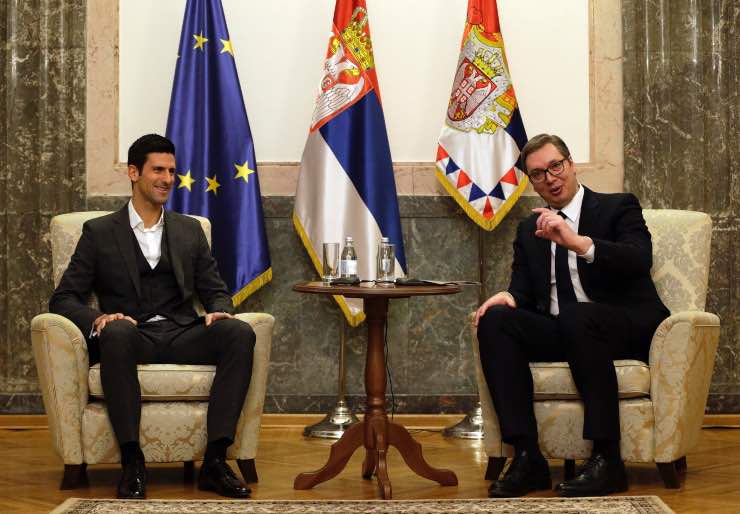 Novak Djokovic Vucic 