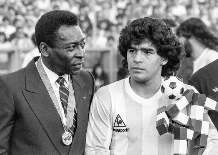 Pelé Diego Armando Maradona 