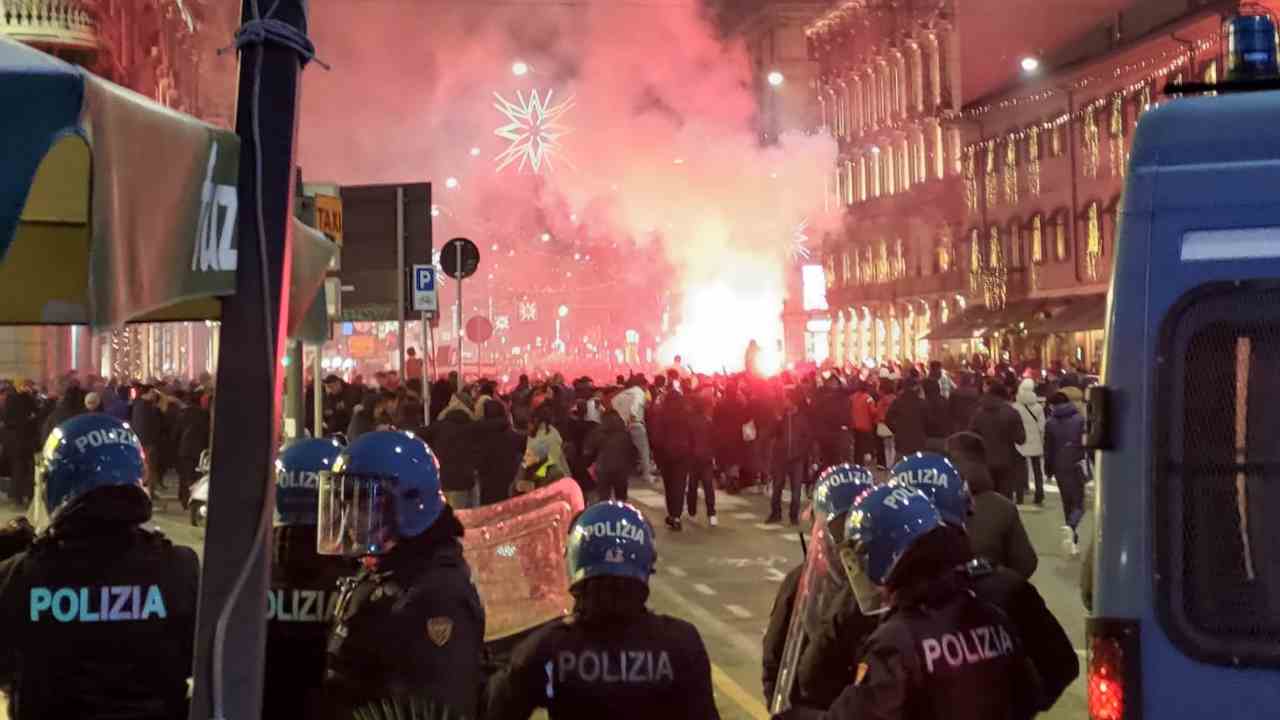 Tifosi marocchini in festa