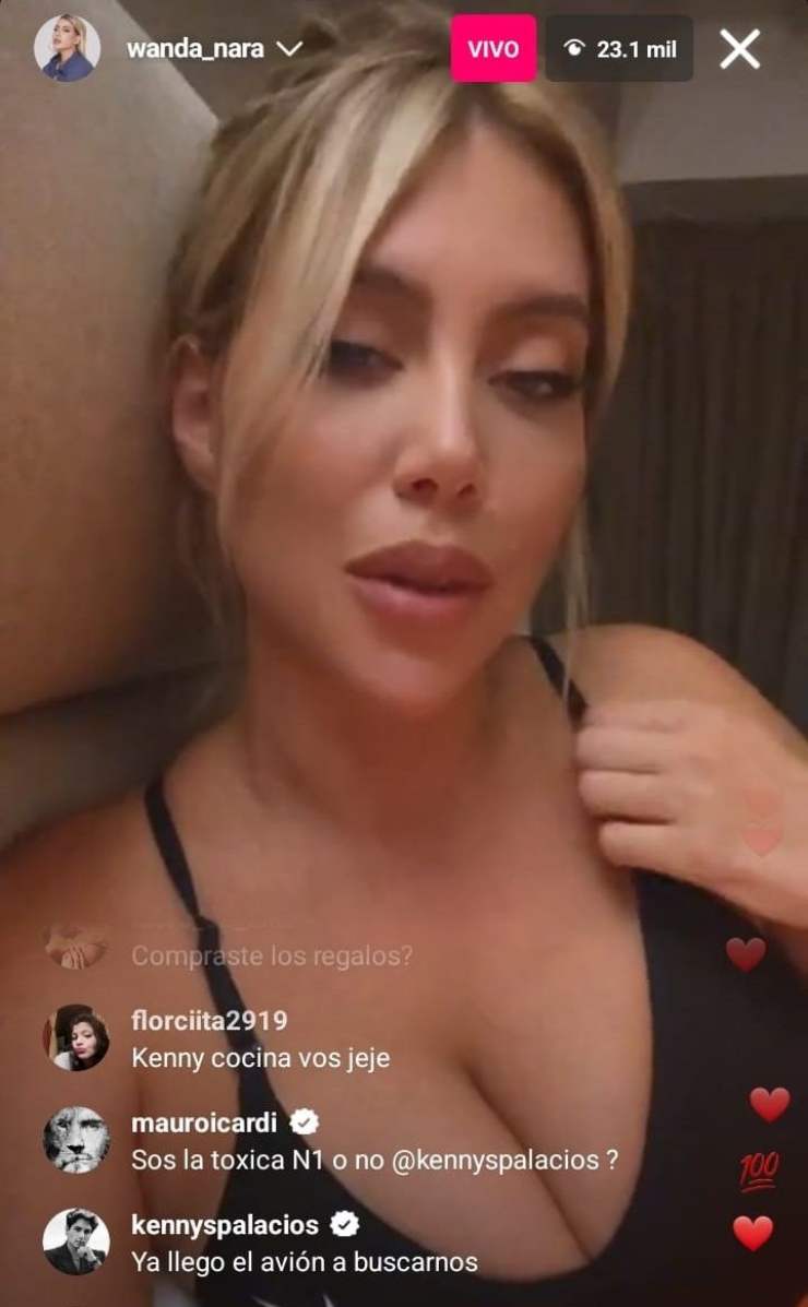 Wanda Nara diretta ig