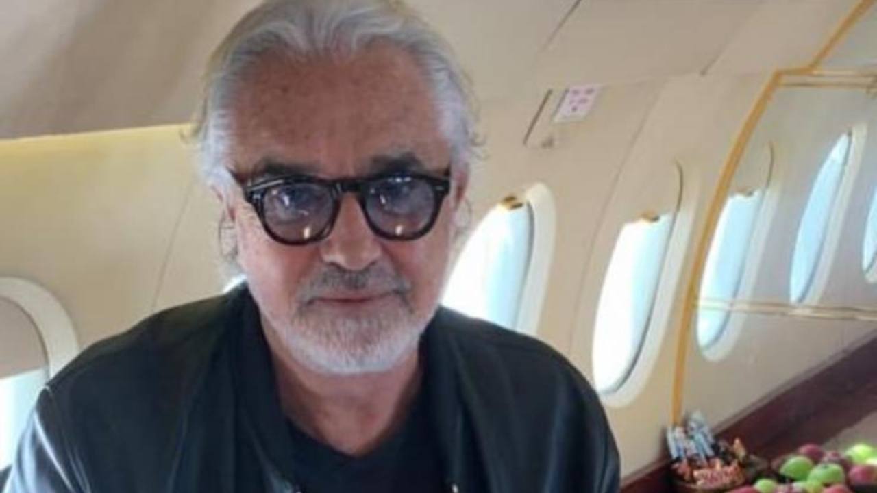 Flavio Briatore tatuaggio figlio