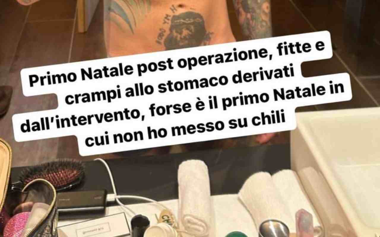 Fedez Natale dopo l'operazione