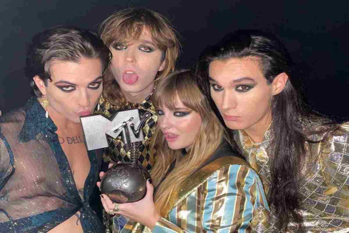 Maneskin premiazione