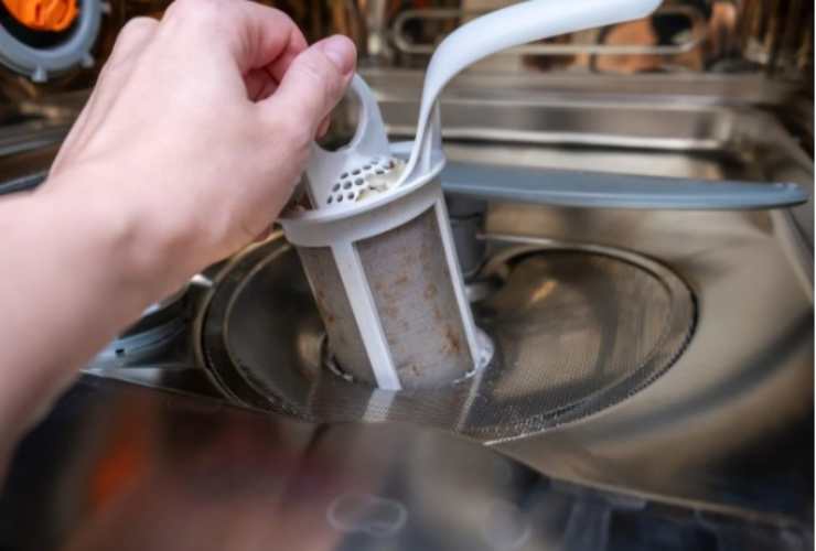 La muffa e i batteri possono annidarsi nella lavastoviglie