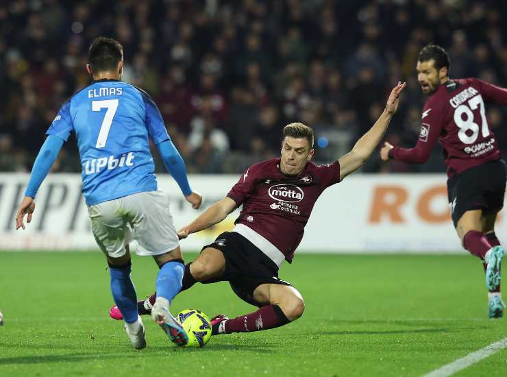 Salernitana-Napoli tabellino