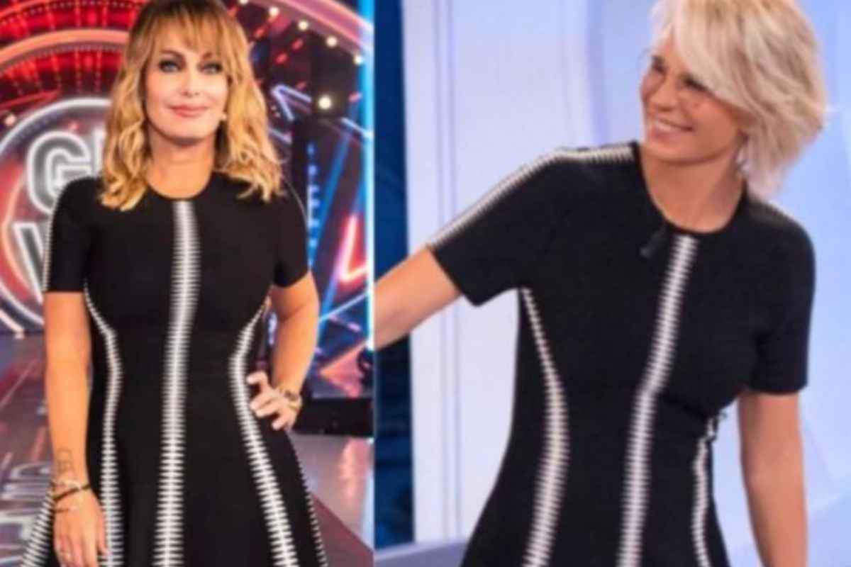 Sonia Bruganelli vestito Maria De Filippi