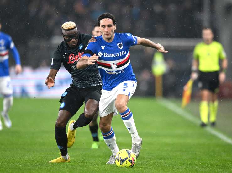 Tabellino Sampdoria-Napoli