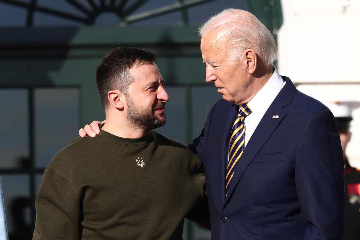 Zelensky e Biden