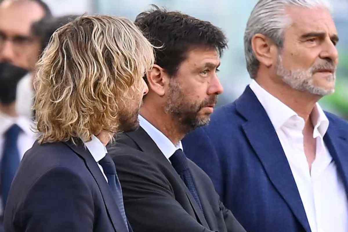 Maurizio Arrivabene, Pavel Nedved e Andrea Agnelli 