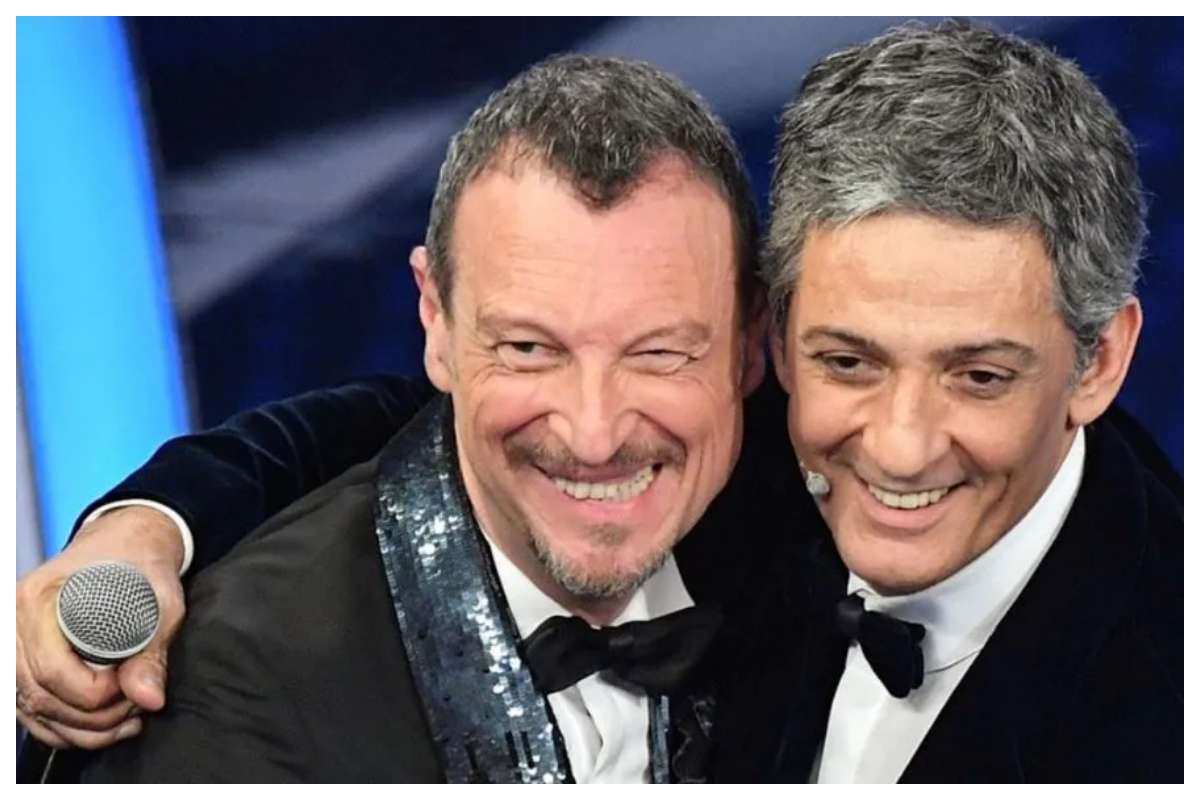 Amadeus e Fiorello tv