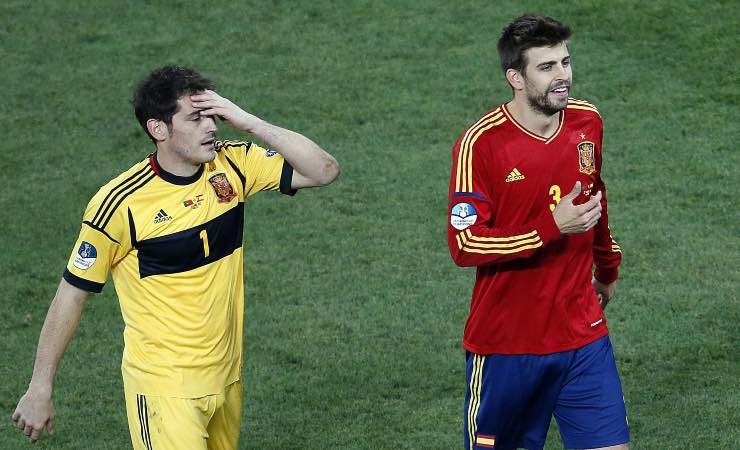 Iker Casillas Gerard Piqué