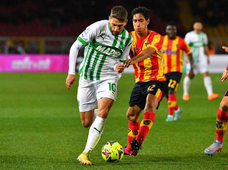 Lecce-Sassuolo tabellino