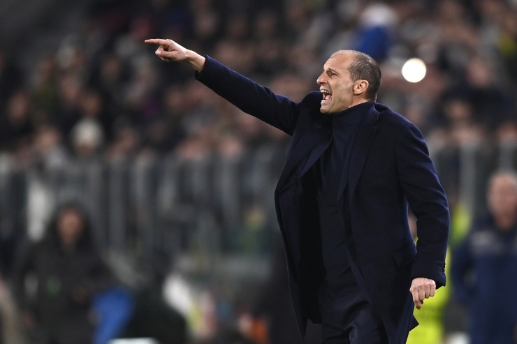 Allegri perde le staffe in diretta